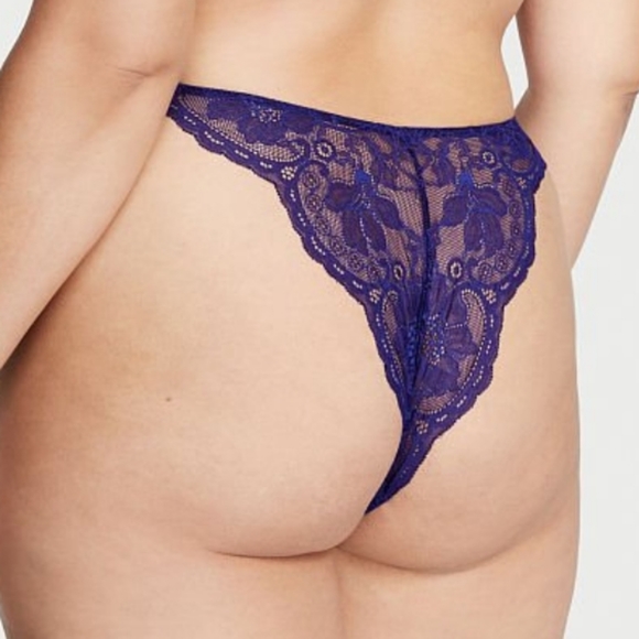 NWT Victoria's Secret VERY SEXY Bombshell Shine Strap Brazilian Panty - Picture 4 of 4